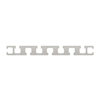 10-18018.5-0-12IN MODULAR SOLUTIONS EXTRUDED PROFILE 18.5MM X 180MM, CUT TO THE LENGTH OF 12 INCH